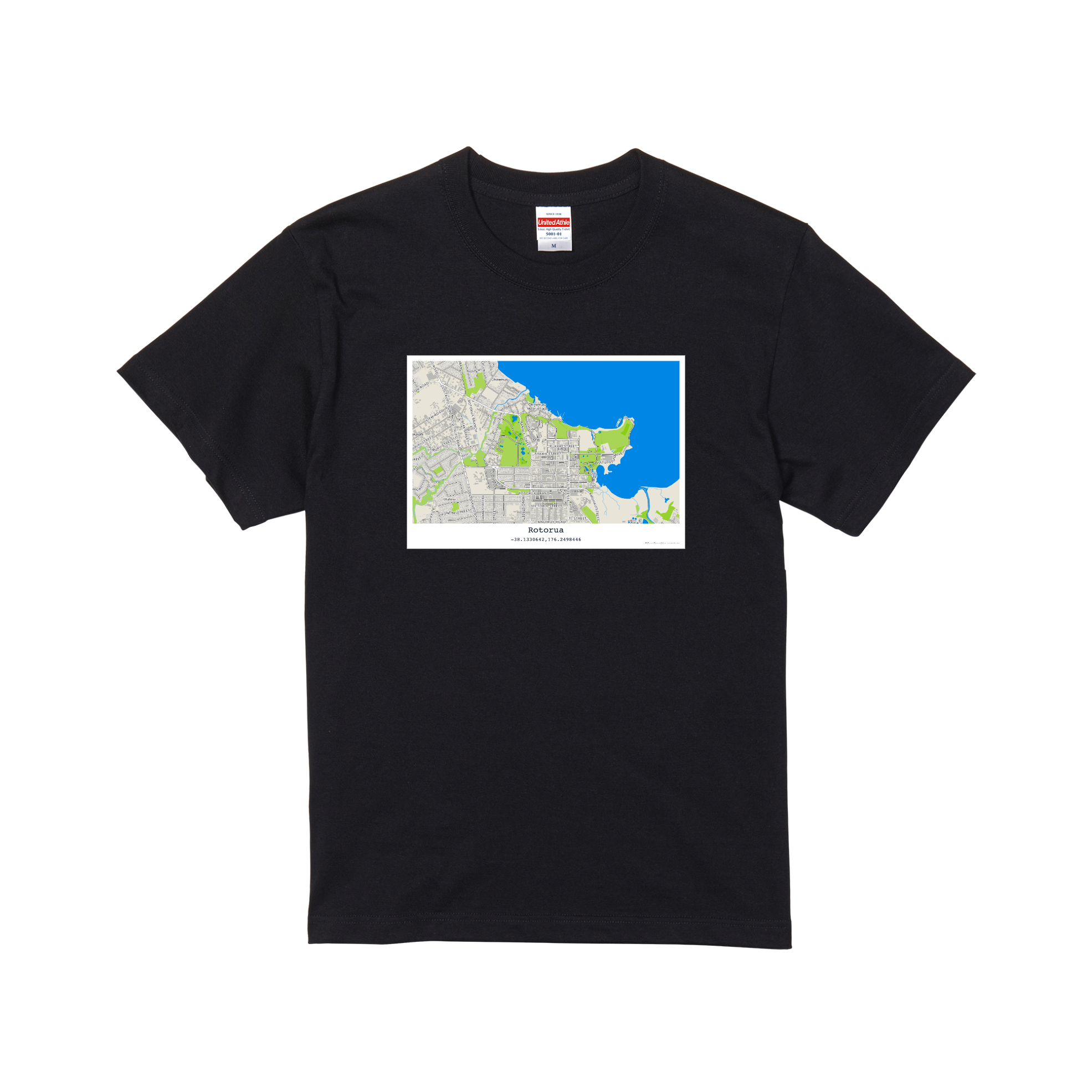 Rotorua Map T-shirt